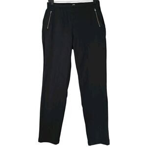 Marla Wynne ~Woman Size 8~ Black High Rise Side Zipper Pants Stretch.